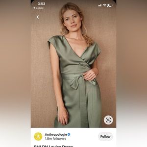 BHLDN Louisa dress zise 6